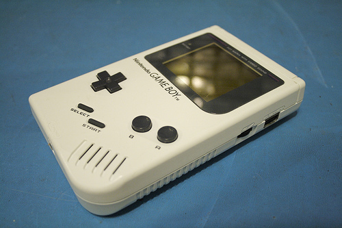 White original gameboy
