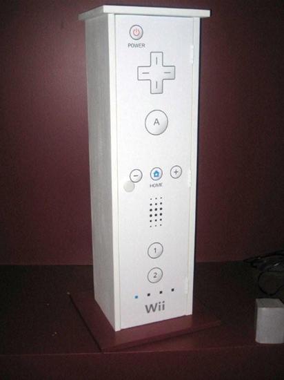 Wii Remote cabinet 