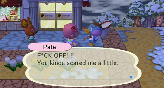 Pate swearing at me XD