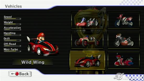 Mario's vehicles