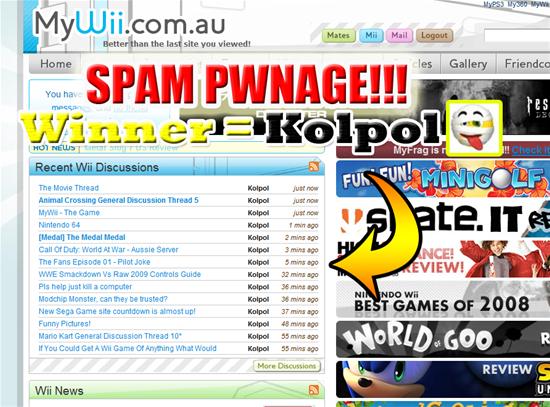 Kolpol Spam Pwnage ;)