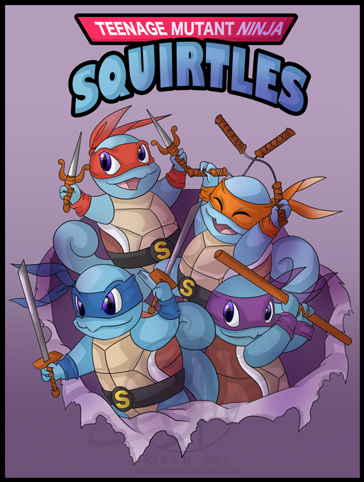 TEENAGE MUTANT NINJA SQUIRTLES