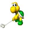 Koopa with a golf club