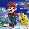 mario and pikachu