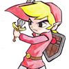 Pink Toon Link by me.
