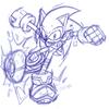 Sonic in Strikers Charged