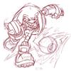 Knuckles in Strikers Charged