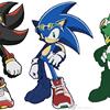 Shadow,Sonic and Jet