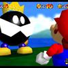 First 64 Mario battle