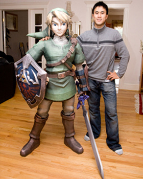 Man takes papercraft to a whole new level