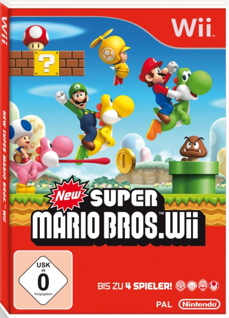 PAL Box Art For NSMBW