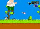 Peter Griffin playing Duck Hunt!!!