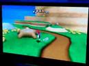 Some girl playing Super Mario Galaxy
