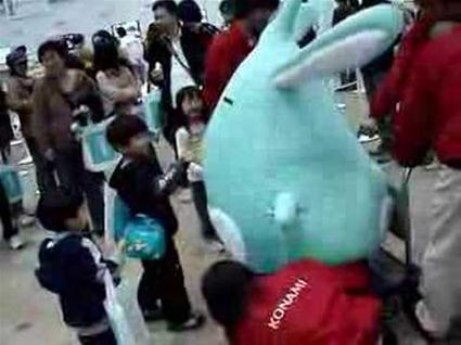 Eledees character tumbles over