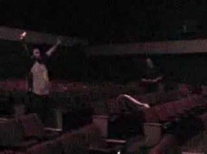 Playing the Wii in a Movie Theater