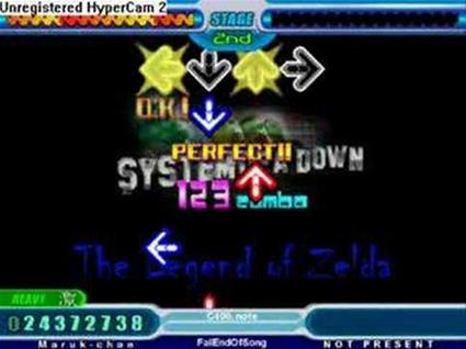 Stepmania - The Legend of Zelda - System of a down