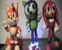 My Sonic plasticine models