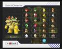 Full Mario Kart Wii roster (excluding Mii Outfit B)